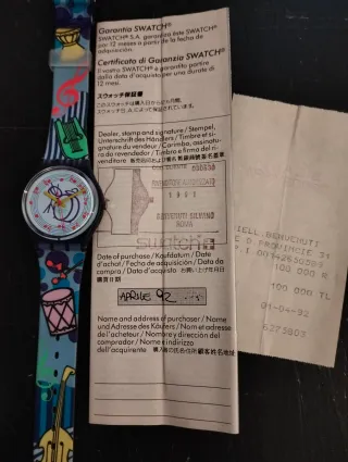 Orologio SWATCH TUBA collection 1991