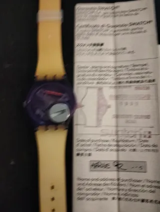 Orologio SWATCH TUBA collection 1991