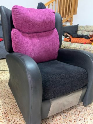 Sillón reclinable eléctrico individual