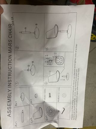 Silla blanca dormitorio/despacho