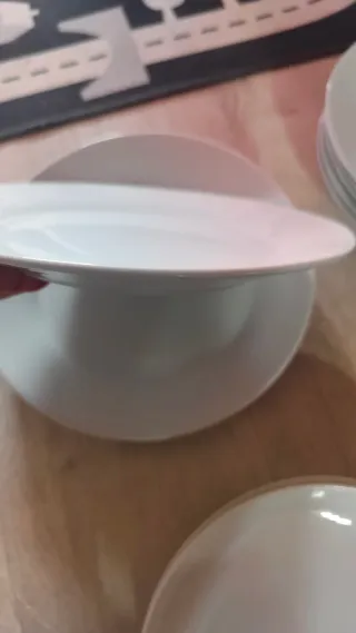 Vajilla Home Table Trends Porcelana Blanca