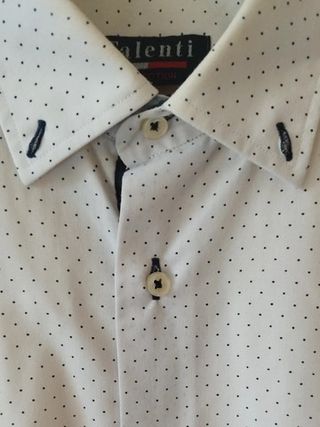 Camisa Talenti Slim Fit Lunares XL