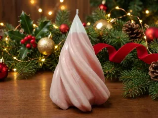 Candela Artigianale Incanto a Spirale