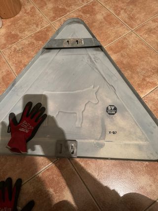 Señal Peligro Paso Animales Domésticos Años 80