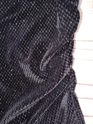 Vestido negro terciopelo INSIDE Talla L nochevieja