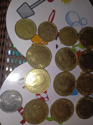 Lote monedas antiguas España