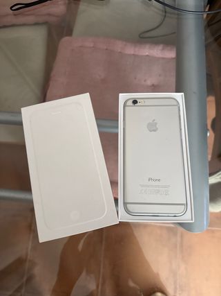 iPhone 6 Plata con Accesorios