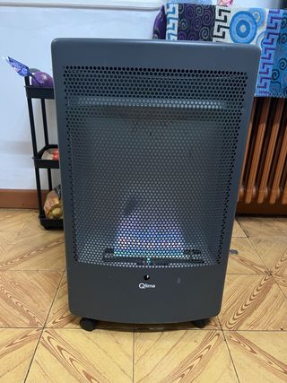 Estufa de gas Qlima con du manguera y regulador