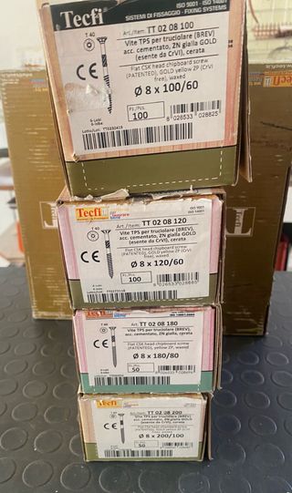 Viti truciolari TPS per legno