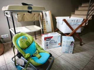 Lote Bebé: Hamaca, Cuna, Cambiador y Más