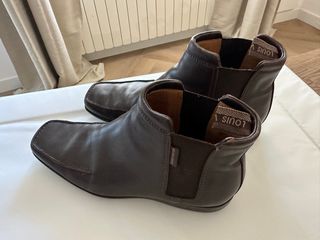 Stivaletti Louis Vuitton marroni