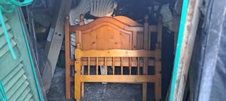 Cabecero de madera individual