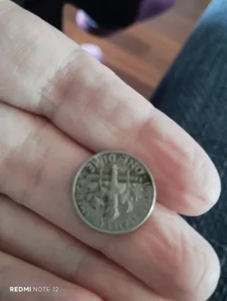 Moneta con profilo uomo