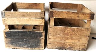 Casse in legno antiche porta bottiglie