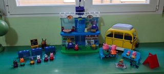 Peppa Pig: Tienda, escuela y monovolumen