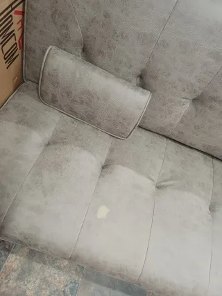 Sofá Cama Libro Beige/Gris