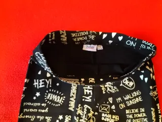 Set 4 leggings bambina 7-8 anni