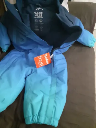 Salopette neve North Ville bimbo/a 62 cm