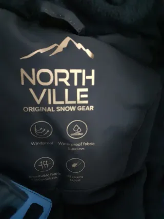 Salopette neve North Ville bimbo/a 62 cm