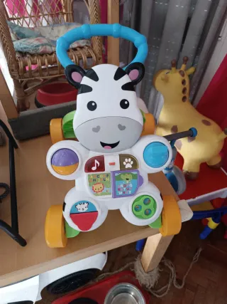 Andador musical cebra