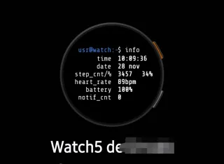 Samsung Galaxy Watch 5 Negro + correa de regalo