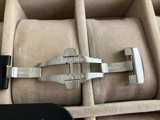 Correa para reloj Panerai Negra, cierre deployante