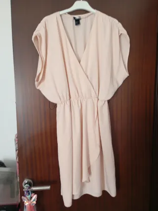 Vestido H&M rosa talla M