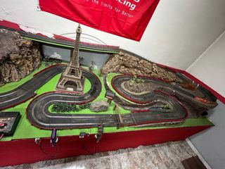 Maqueta scx slot rally 1/32 Medidas; 5,52x 1,22 m