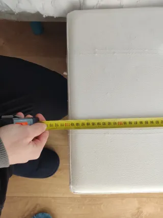 Banco almacenaje blanco