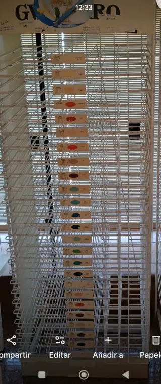 Expositor Cartulinas A3