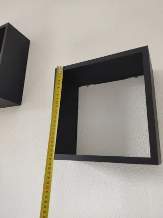 Estanterías Cubo Decorativas Negras