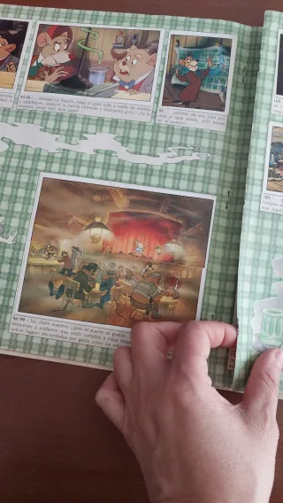 Álbum Cromos Basil El ratón superdetective Panini