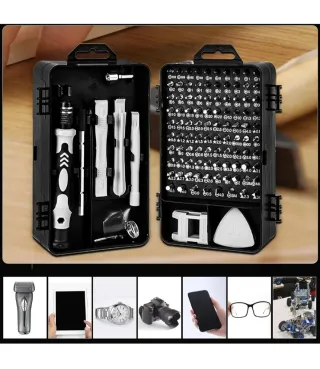 Kit 122 en 1 Destornilladores Magnéticos