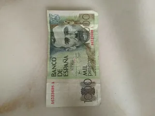 Dos Billetes 1000 pesetas Banco de España