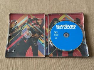 Guardianes Galaxia Steelbook Blu-ray 3D