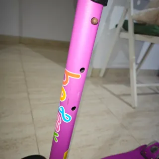 Patín 3 ruedas scooter morado