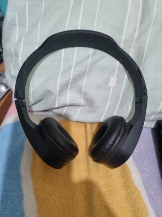 Cascos Bluetooth Diamantes Negro/Rojo