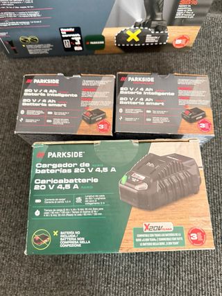 Taladro percutor Parkside 20V 64Nm