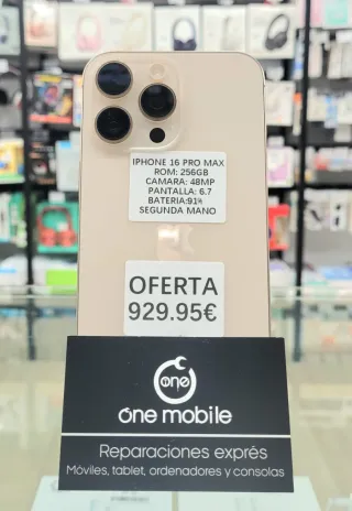 iPhone 16 Pro Max 256GB Batería 91%