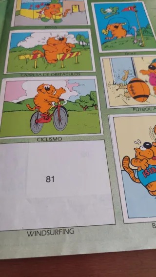 Album cromos Isidoro & Sonia Aston