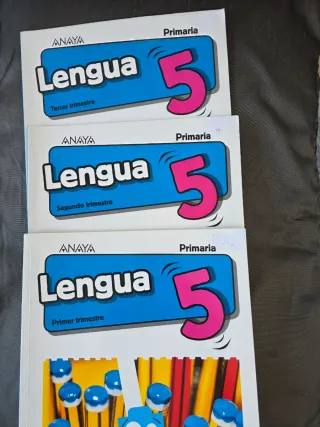 Pack de 3 libros de Lengua 5°primaria.