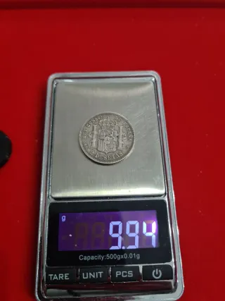 Moneda Alfonso XII Plata 1881