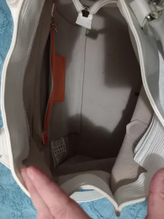 Borsa Trussardi Jeans Pelle Bianca