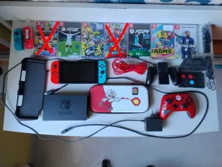 Nintendo Switch + Giochi e Accessori e controller