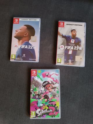 Giochi Nintendo Switch FIFA 22, 23 e Splatoon 2