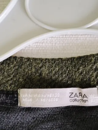 Vestido verde militar con botones