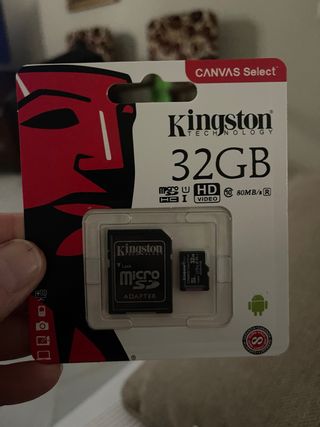 Tarjeta MicroSD Kingston 32GB con Adaptador