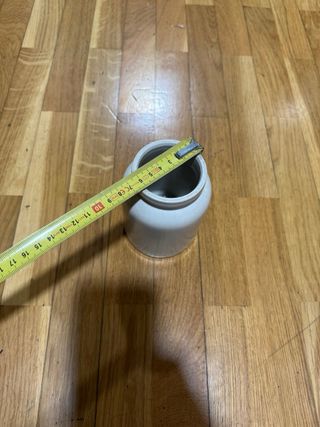 Tarro antiguo inglés esmaltado años 30