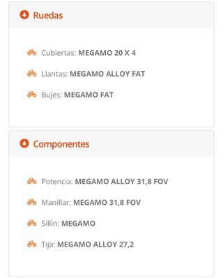 Bicicleta Megamo Fat Jungle