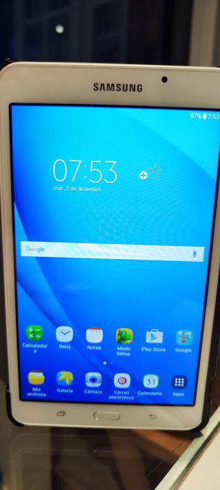 Samsung Galaxy Tab A 7 HD Blanca ideal niños